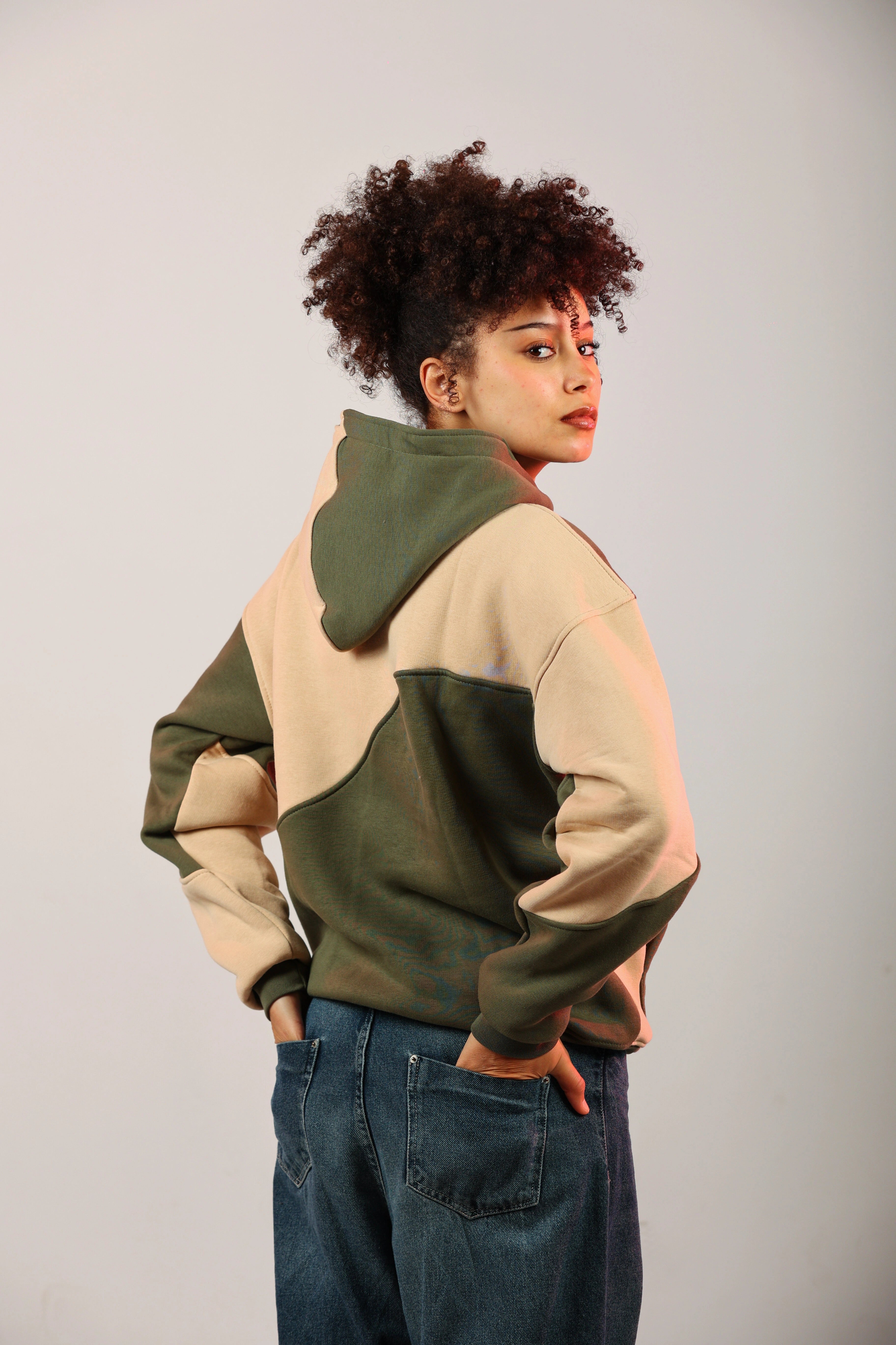 Sweat à capuche Forest Ripple pour femme