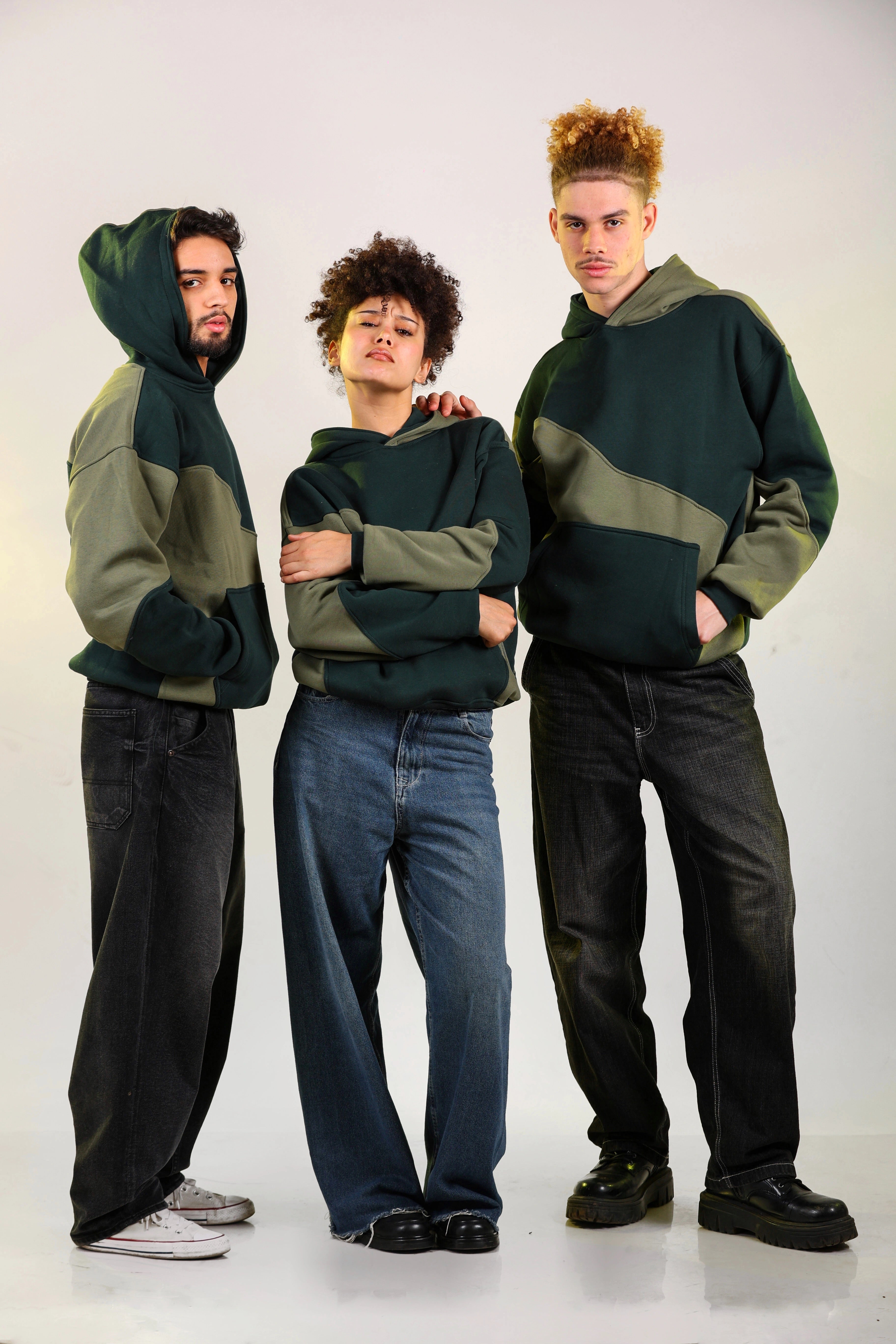 Sweat à capuche Shadow Moss pour homme