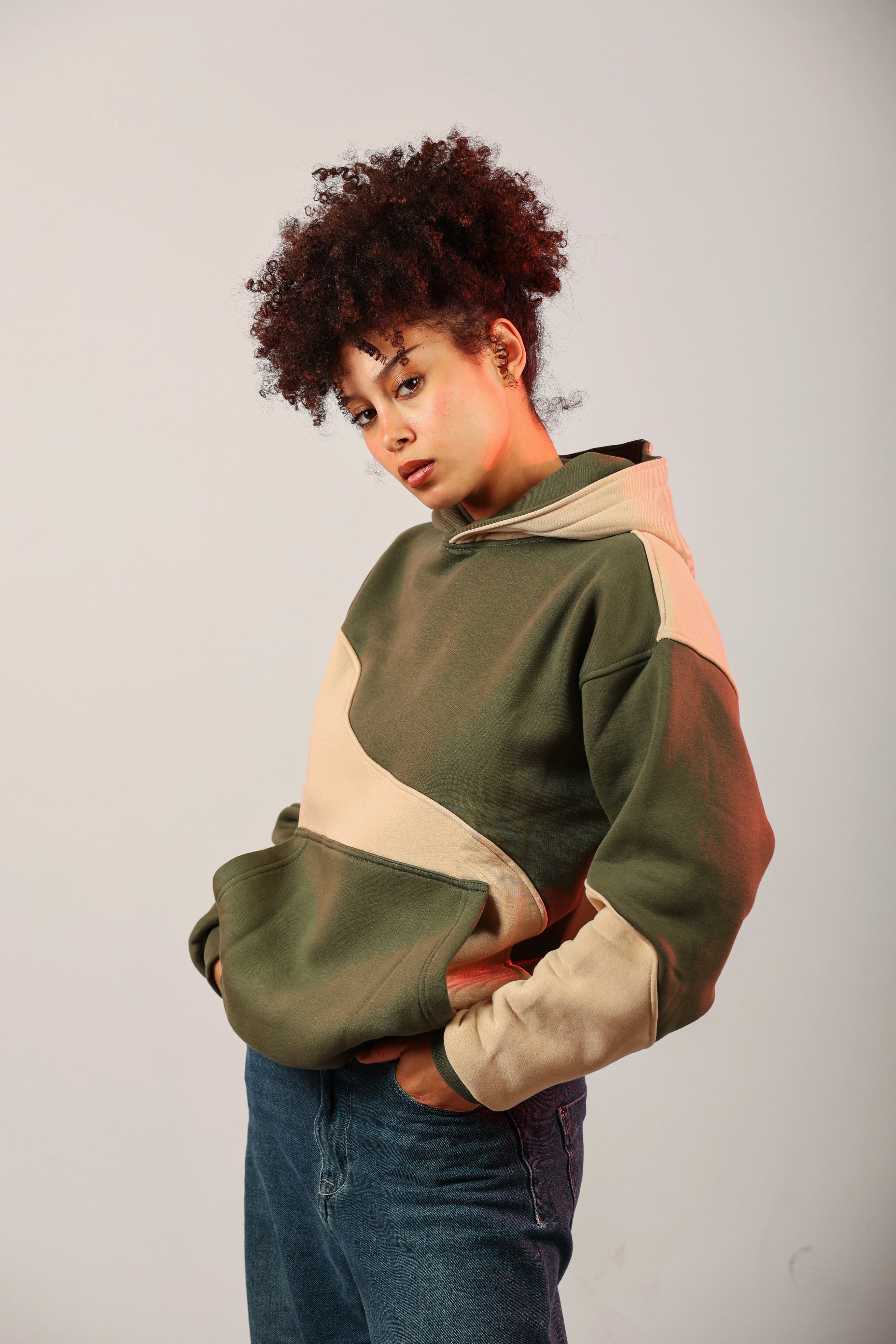 Sweat à capuche Forest Ripple pour femme