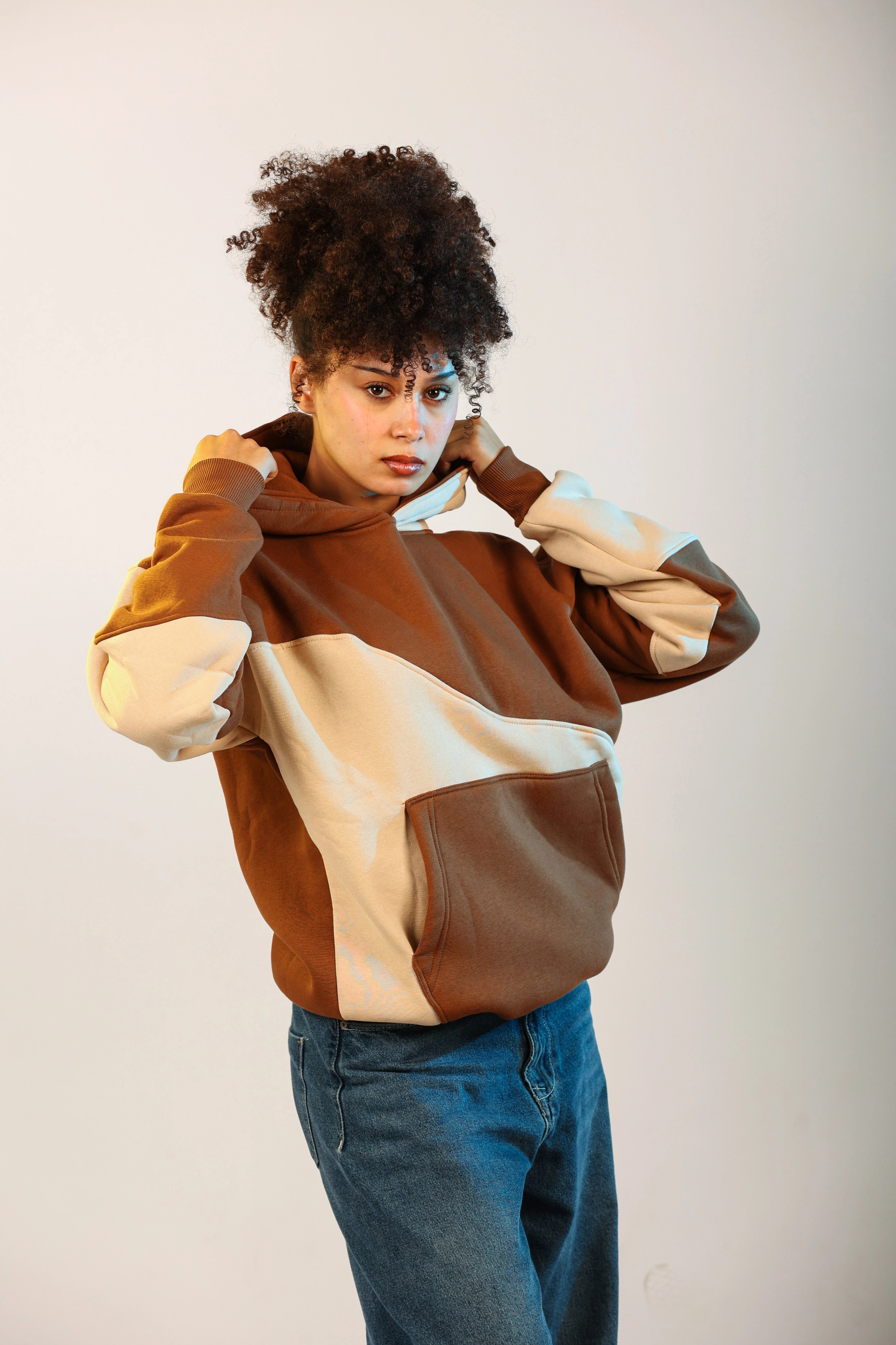 Sweat à capuche Forest Ripple pour femme