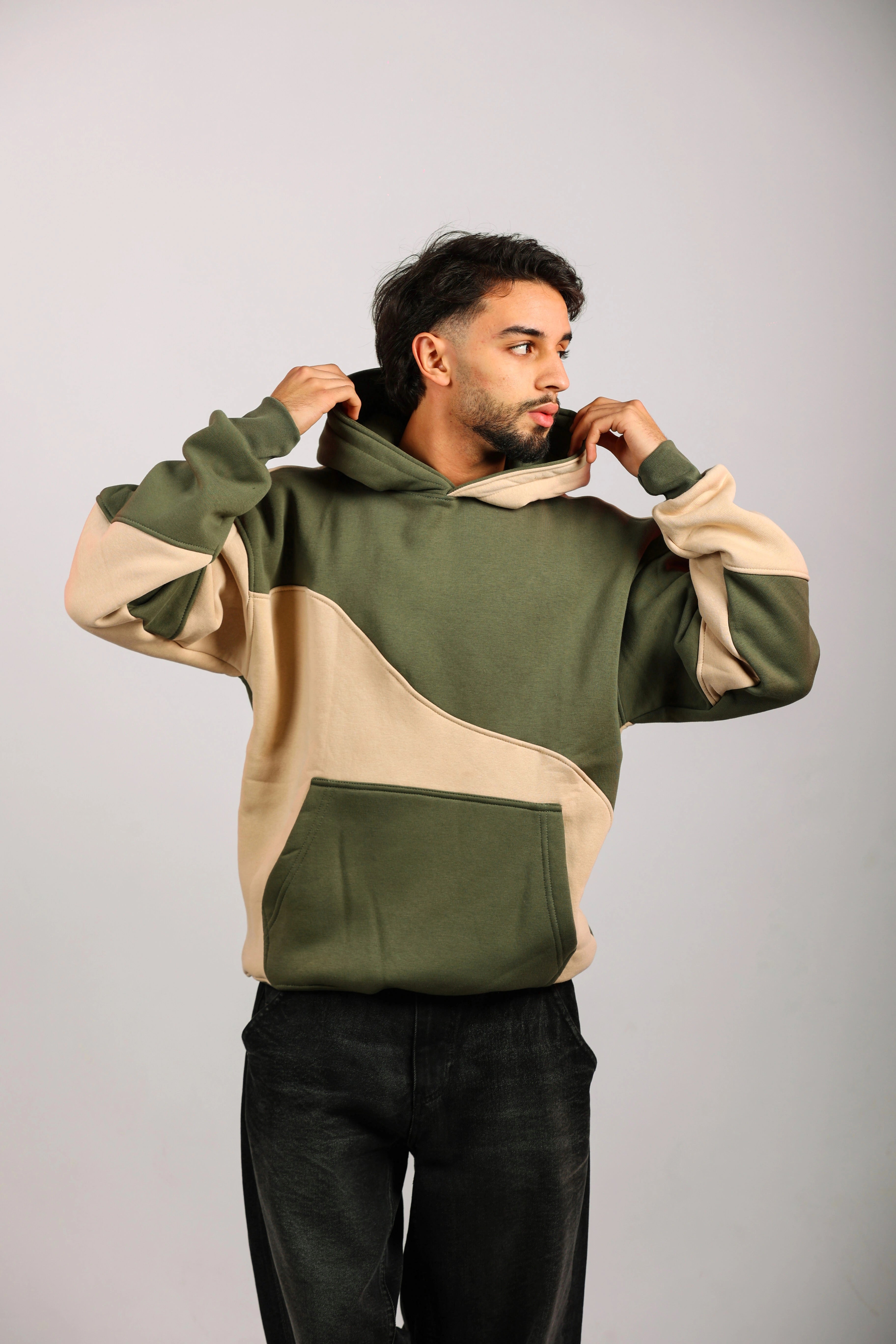 Sweat à capuche Forest Ripple pour homme
