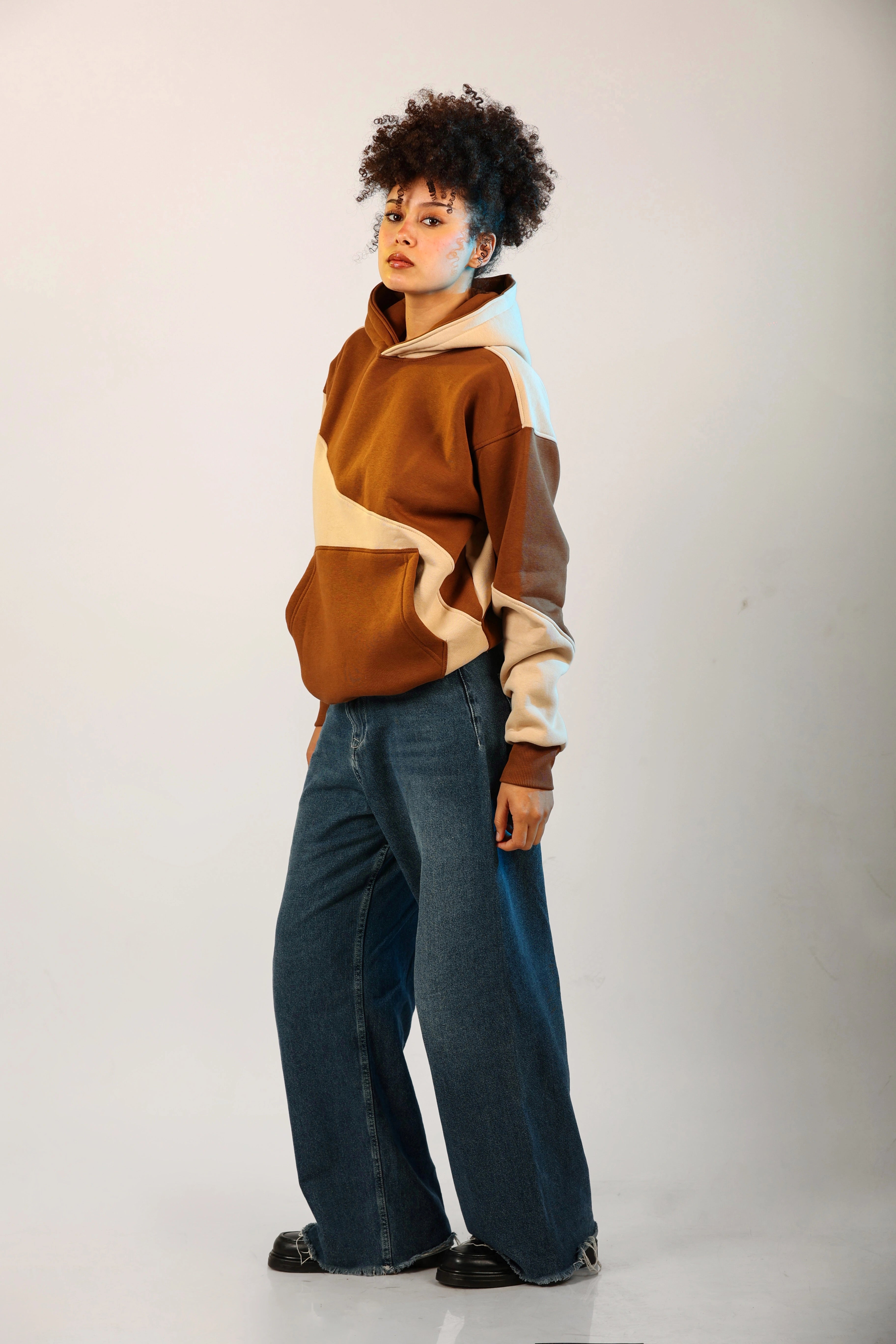 Sweat à capuche Forest Ripple pour femme