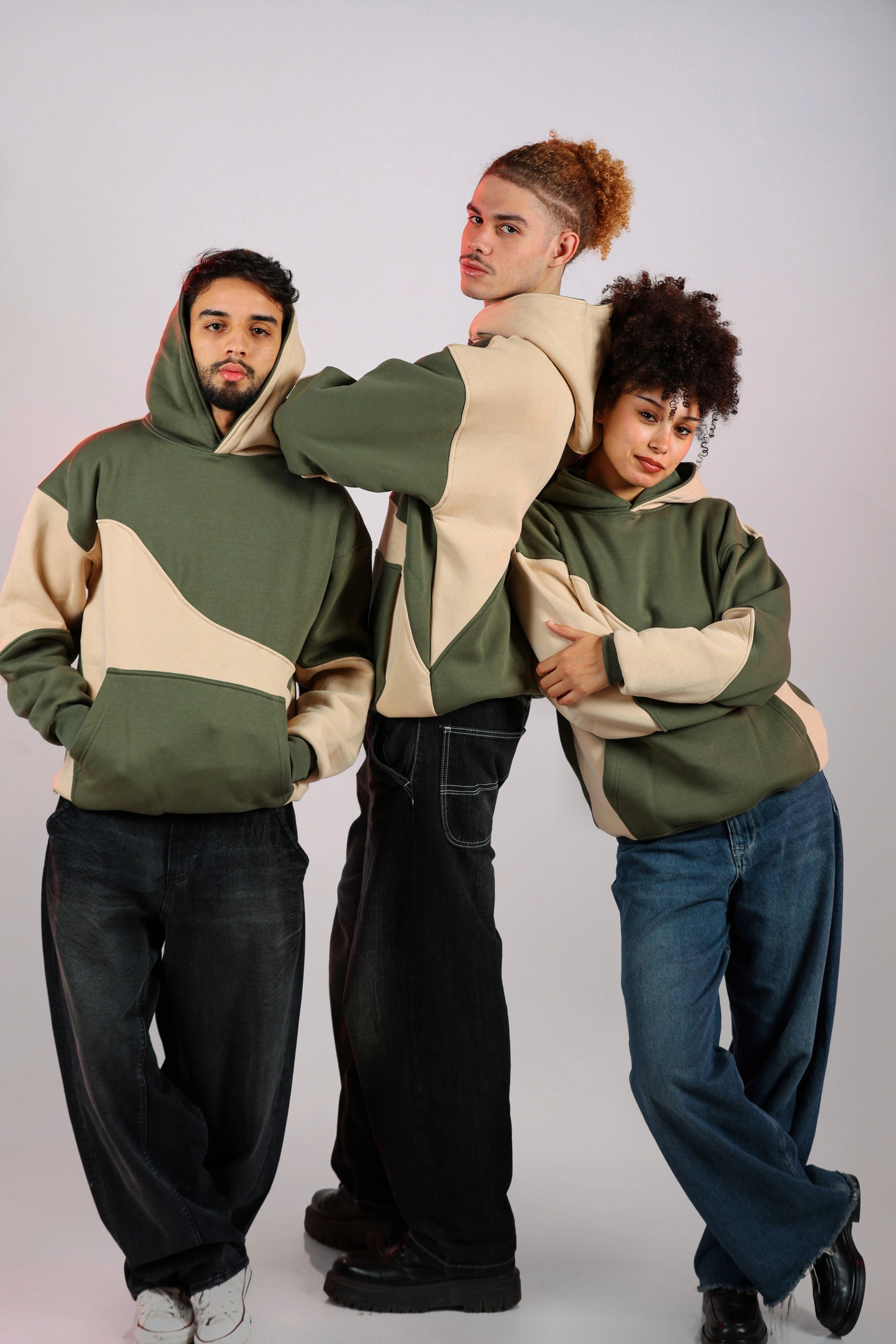 Sweat à capuche Forest Ripple pour homme